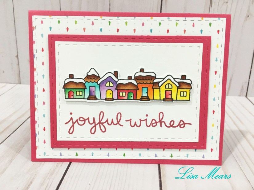 lawn fawn simply celebrate winter houses