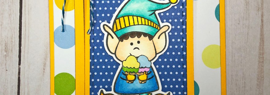 Elf Ice Cream Card