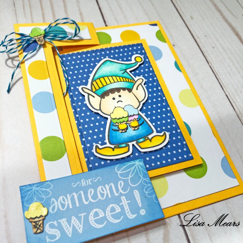 Elf Ice Cream Card