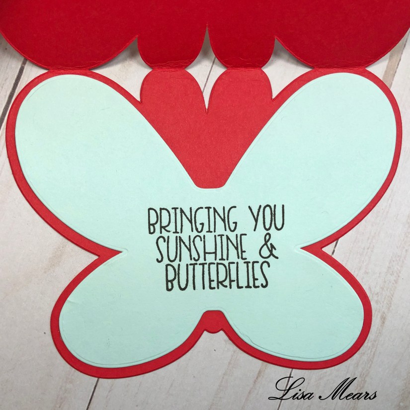 Butterfly Fold It Card Inside