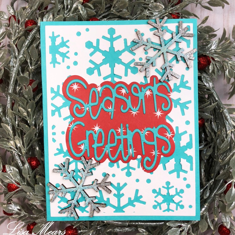 The Stamps of Life October 2019 Release - Pinescone2Stamp and Card Kit and Snowflake Background Die Set