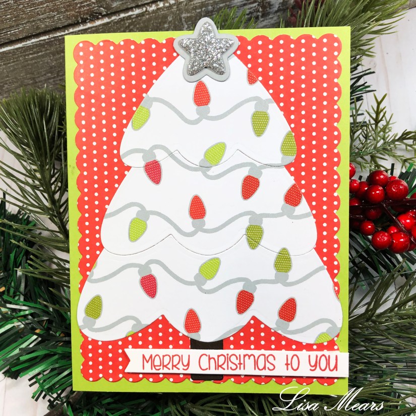 The Stamps of Life Christmas Tree Fold-it A2 Sized Card