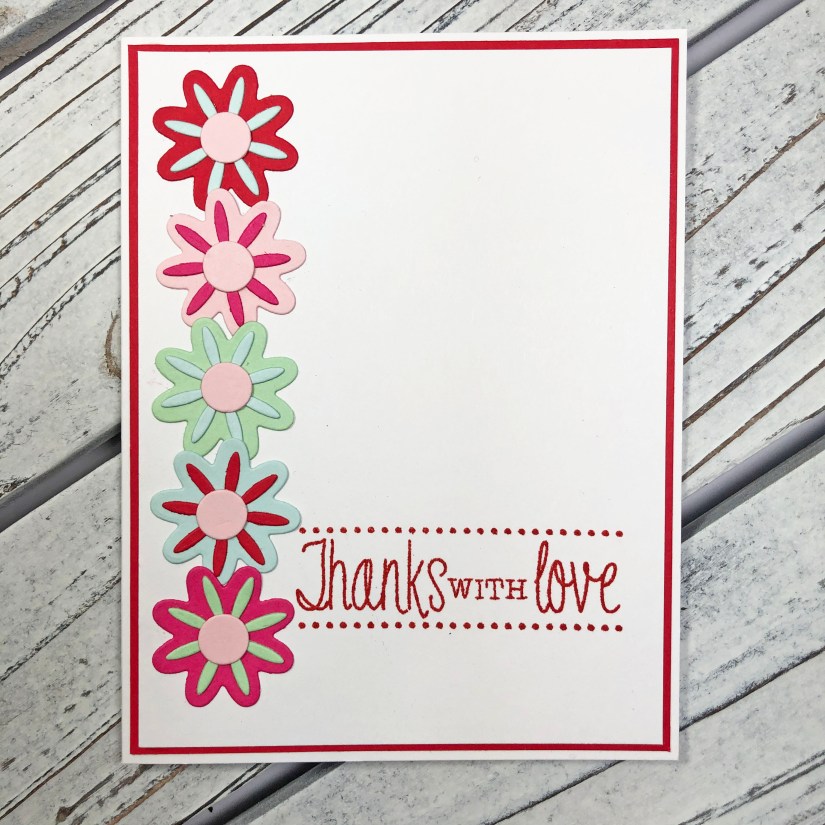 The Stamps of Life December 2019 Card Kit - 6 Card Tutorial using the card kit and Flower2BuildOne dies.