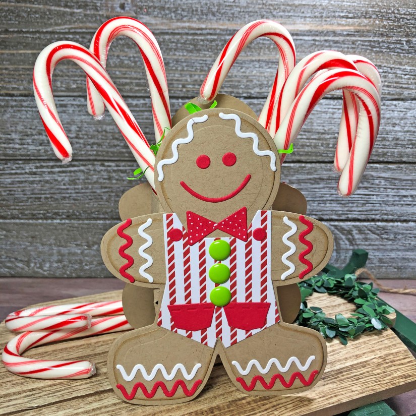 Gingerbread Man Handmade Treat Box - The Stamps of Life