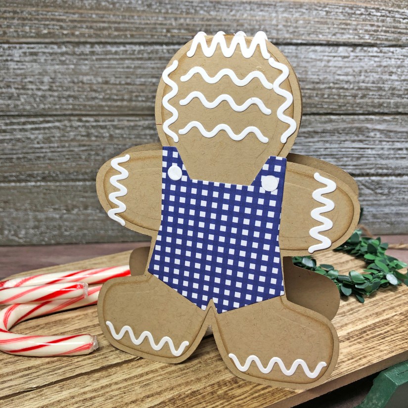 Gingerbread Man Fold It Card - The Stamps of Life