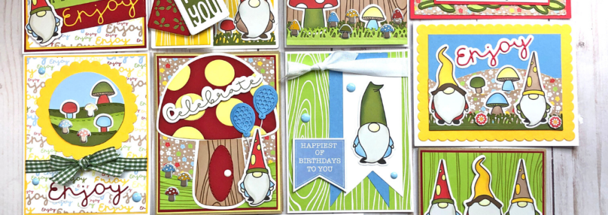 10 Cards 1 Kit April 2020 The Stamps of Life Card Kit