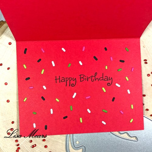 Donut card with Raccoon