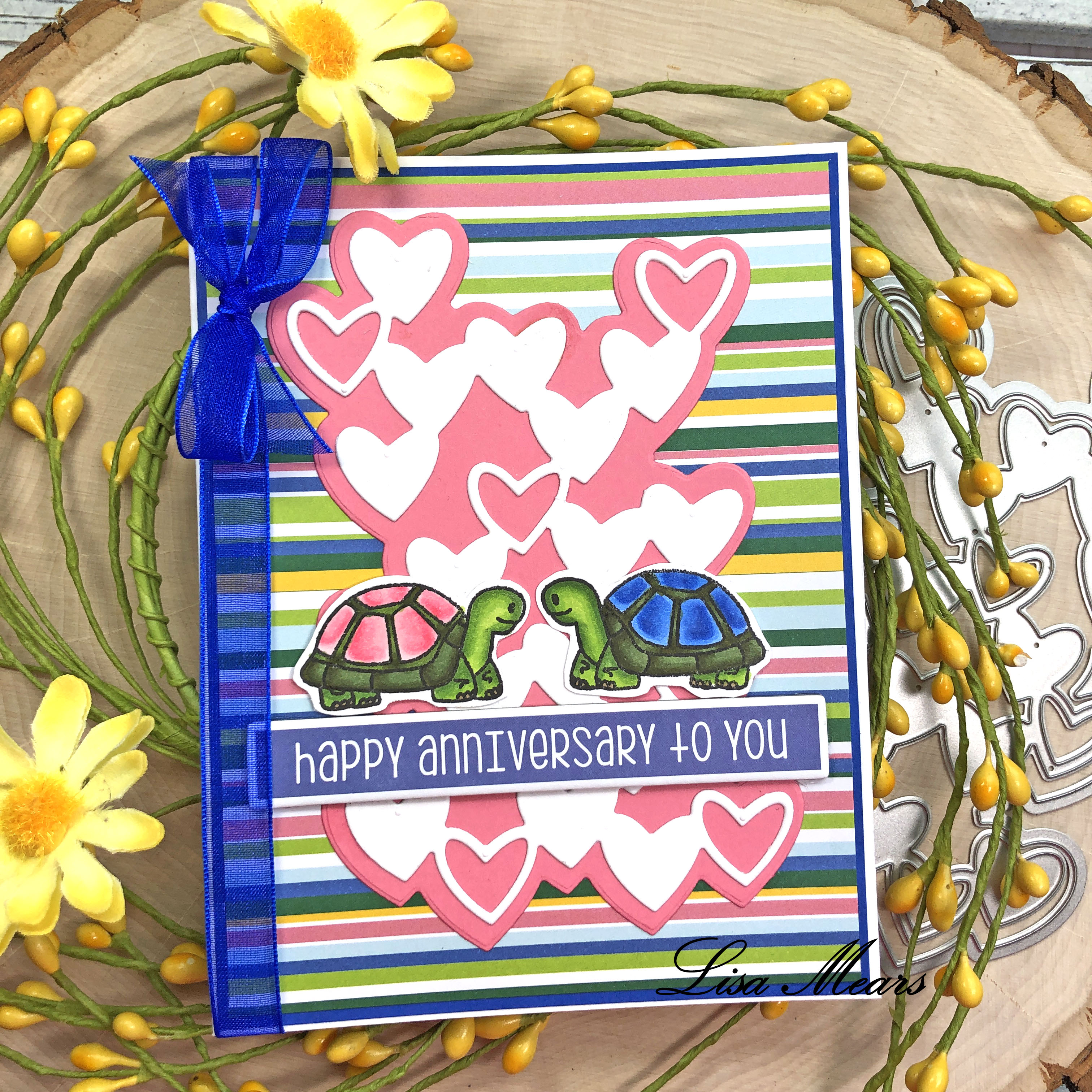 Happy Anniversary Turtle Card