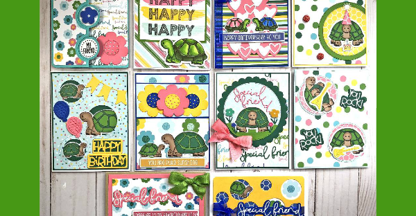 10 Cards 1 Kit The Stamps of Life May Card Kit