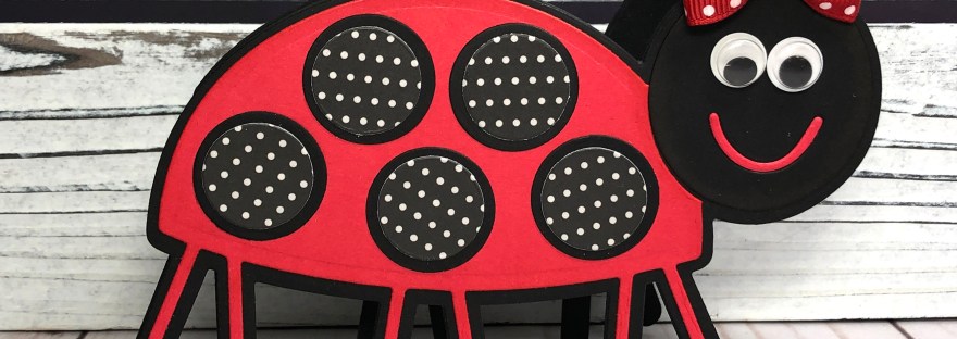 Ladybug Shaped Card