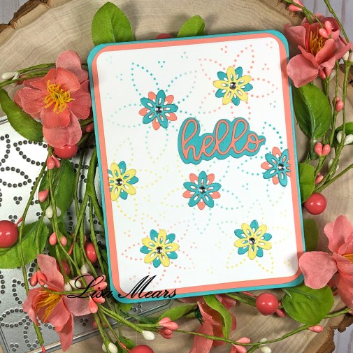 Dotted Flower Background Die - The Stamps of Life