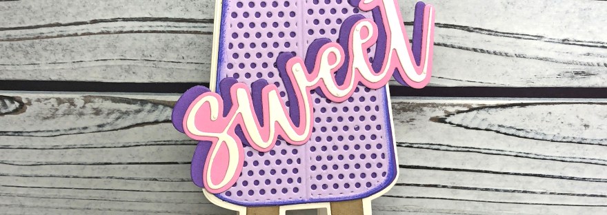 Popscicle Shaped Card