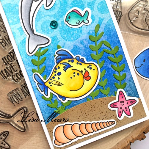 Under the Sea Slimline Card