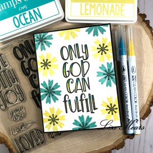 Inspirational Card using Words2LiveBy Stamp