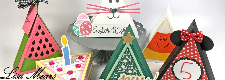 Triangle Box Papercraft - The Stamps of Life