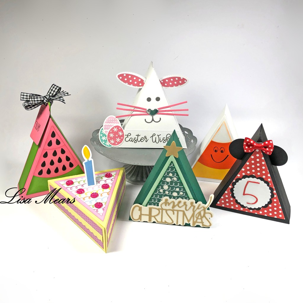 Triangle Box Papercraft - The Stamps of Life