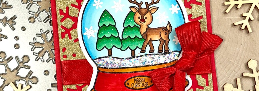 Snowglobe Christmas Card