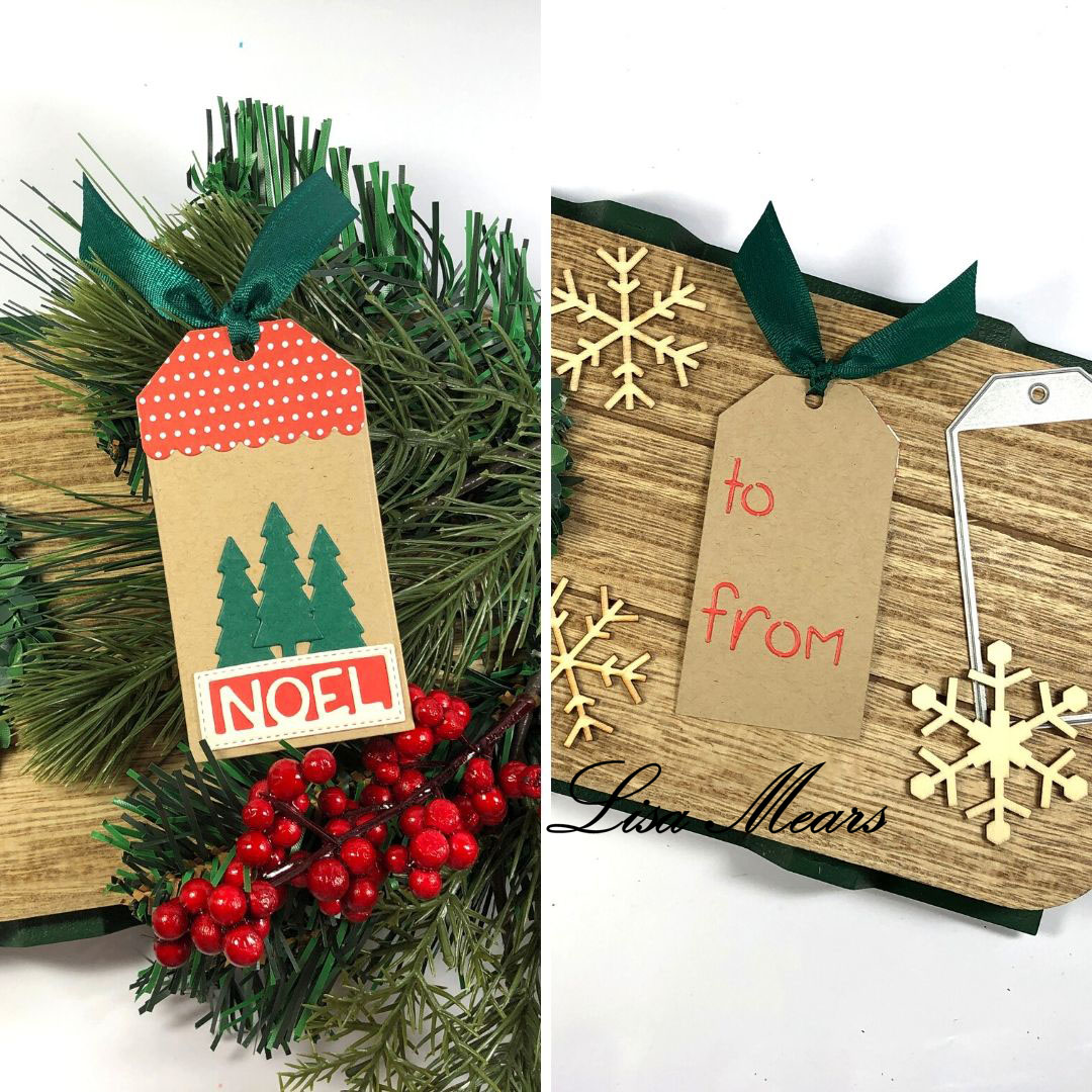 Tag with Christmas Tree