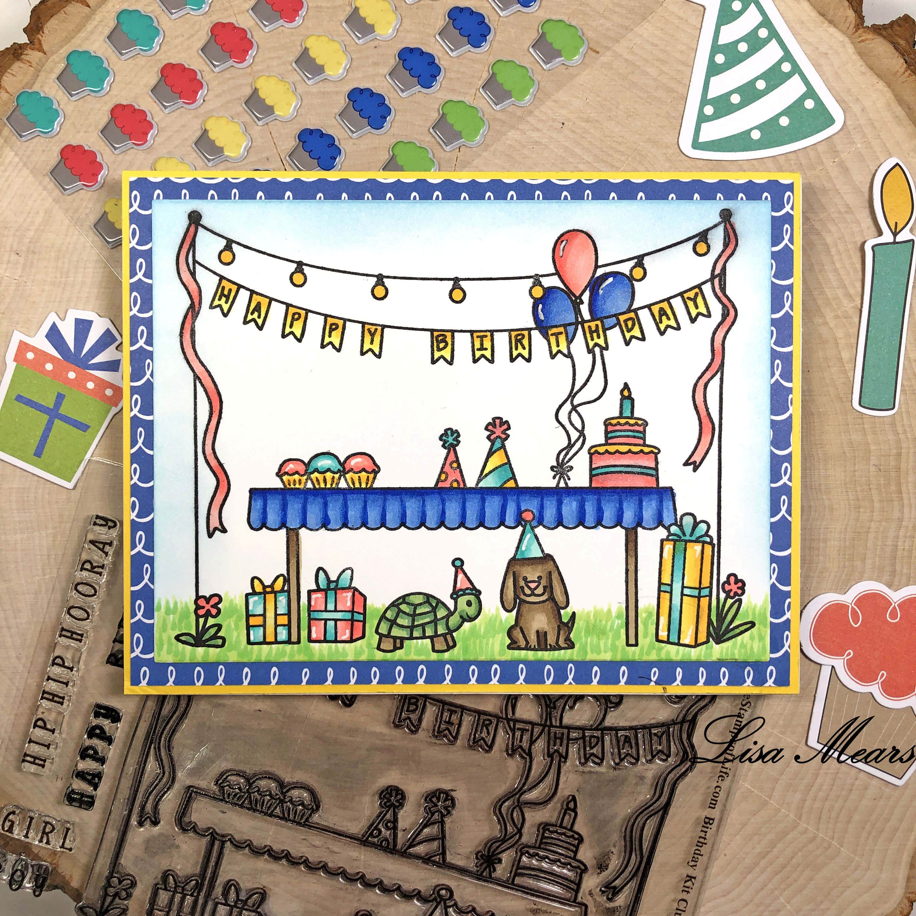 The Stamps of Life Birthday Kit - 13 Cards 1 Kit