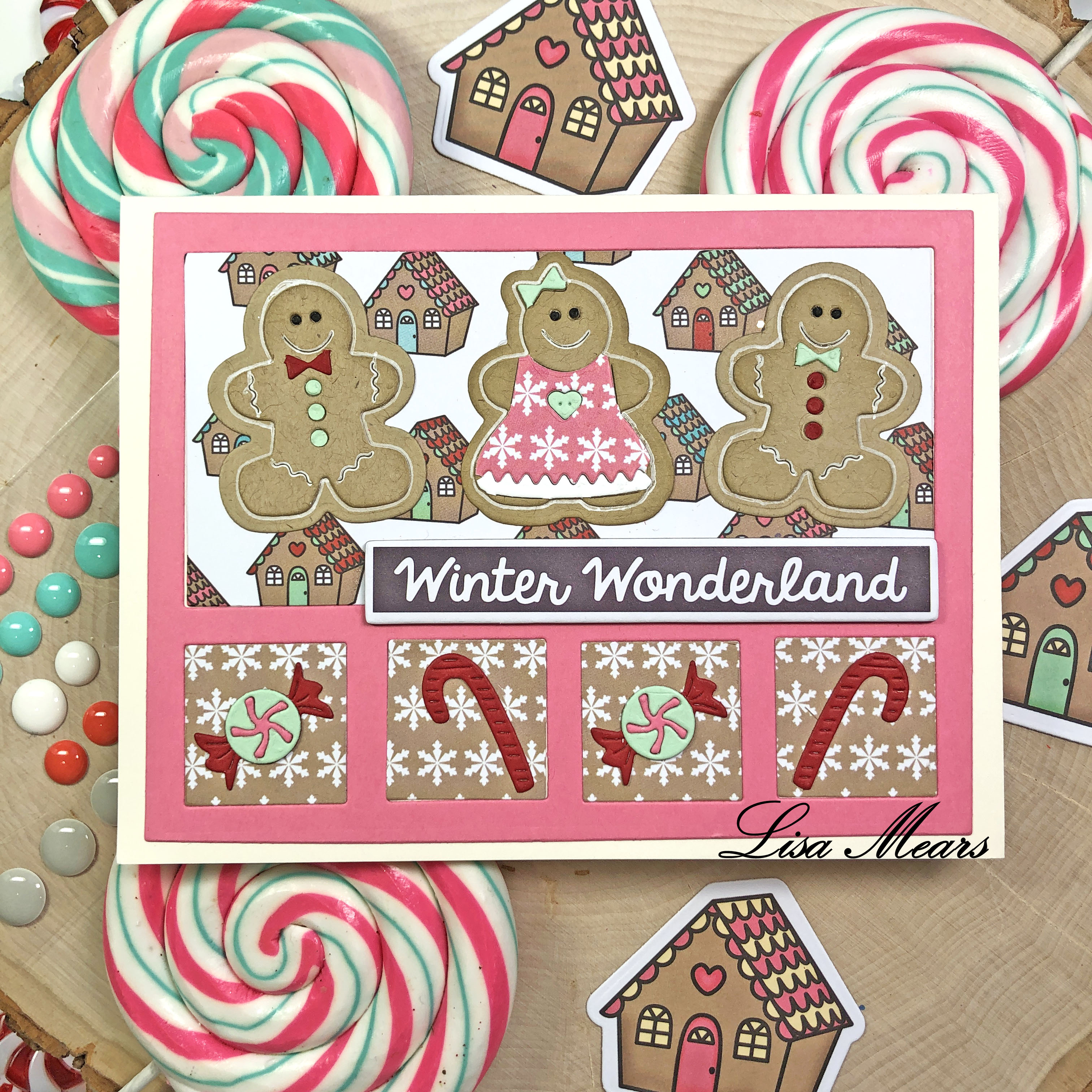 The Stamps of Life October 10 Cards 1 Kit - Gingerbread Card