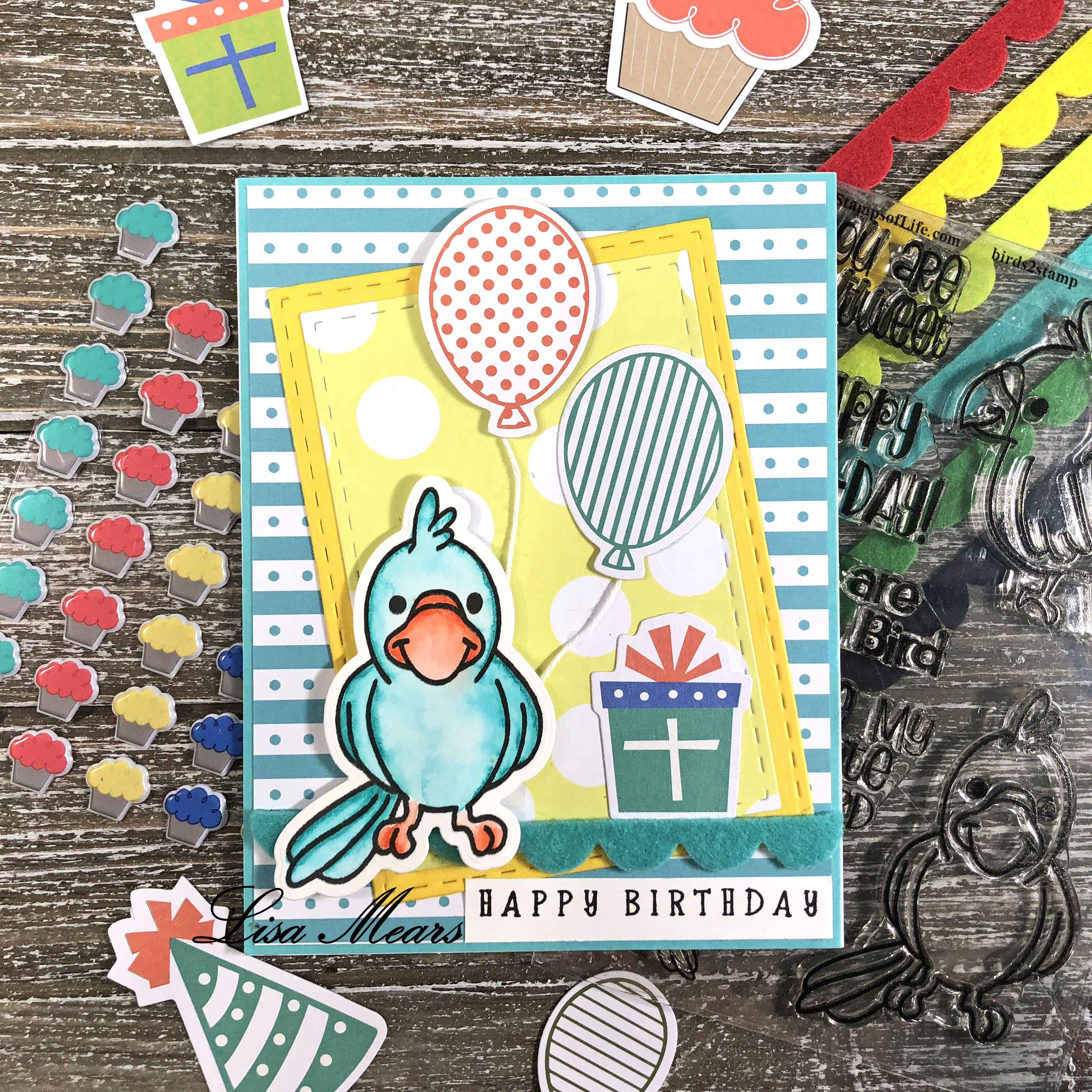 The Stamps of Life Birthday Kit - 13 Cards 1 Kit