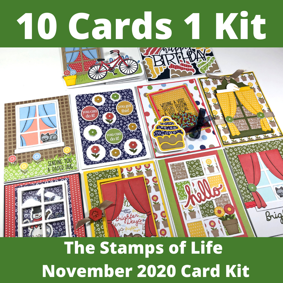 The Stamps of Life November 2020 Card Kit - 10 Cards 1 Kit