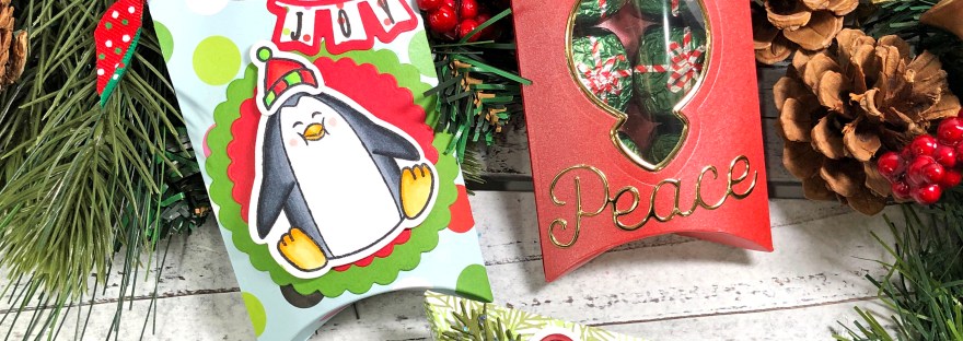 12 Days of Christmas Craft Series - Day 8 Holiday Pillow Boxes