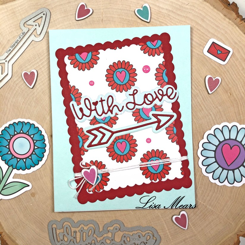 The Stamps of Life December 2020 Card Kit - Love Bugs - 15 Cards 1 Kit - Card 9