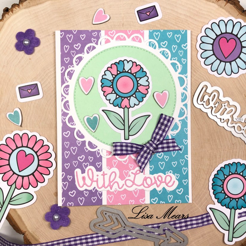 The Stamps of Life December 2020 Card Kit - Love Bugs - 15 Cards 1 Kit - Card 13