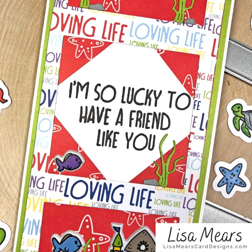 The Stamps of Life January 2021 Card Kit - Loving Life - FishTank2Stamp _Card 10