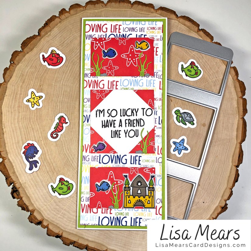 The Stamps of Life January 2021 Card Kit - Loving Life - FishTank2Stamp _Card 10