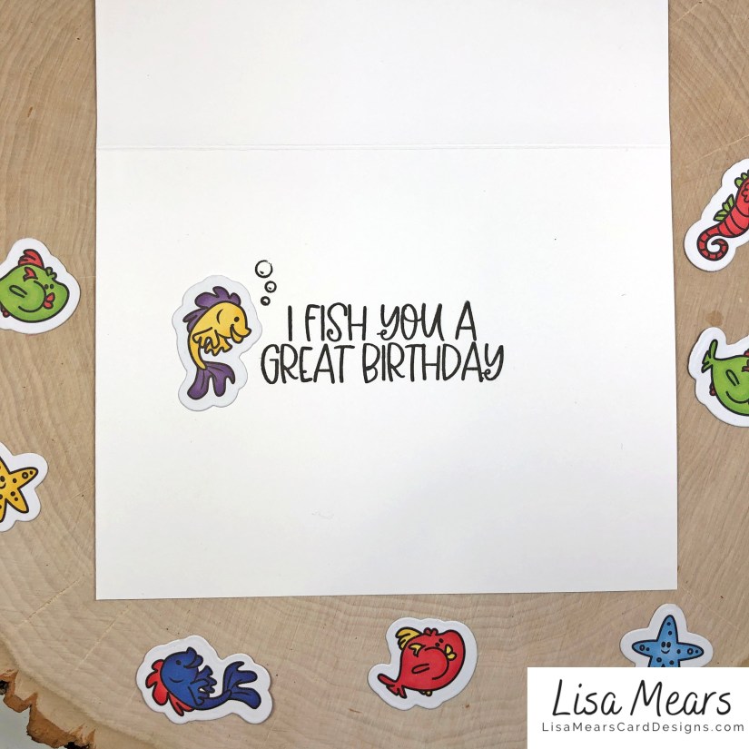 The Stamps of Life January 2021 Card Kit - Loving Life - FishTank2Stamp _Card 6 Inside L