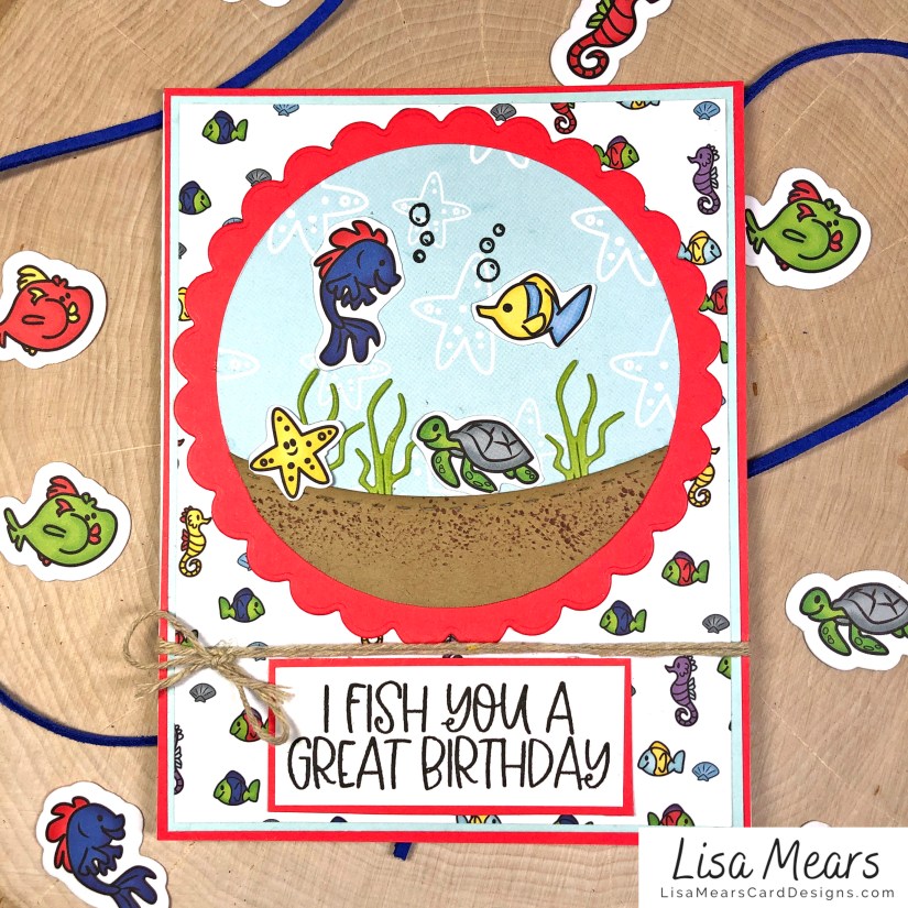 The Stamps of Life January 2021 Card Kit - Loving Life - FishTank2Stamp _Card 8