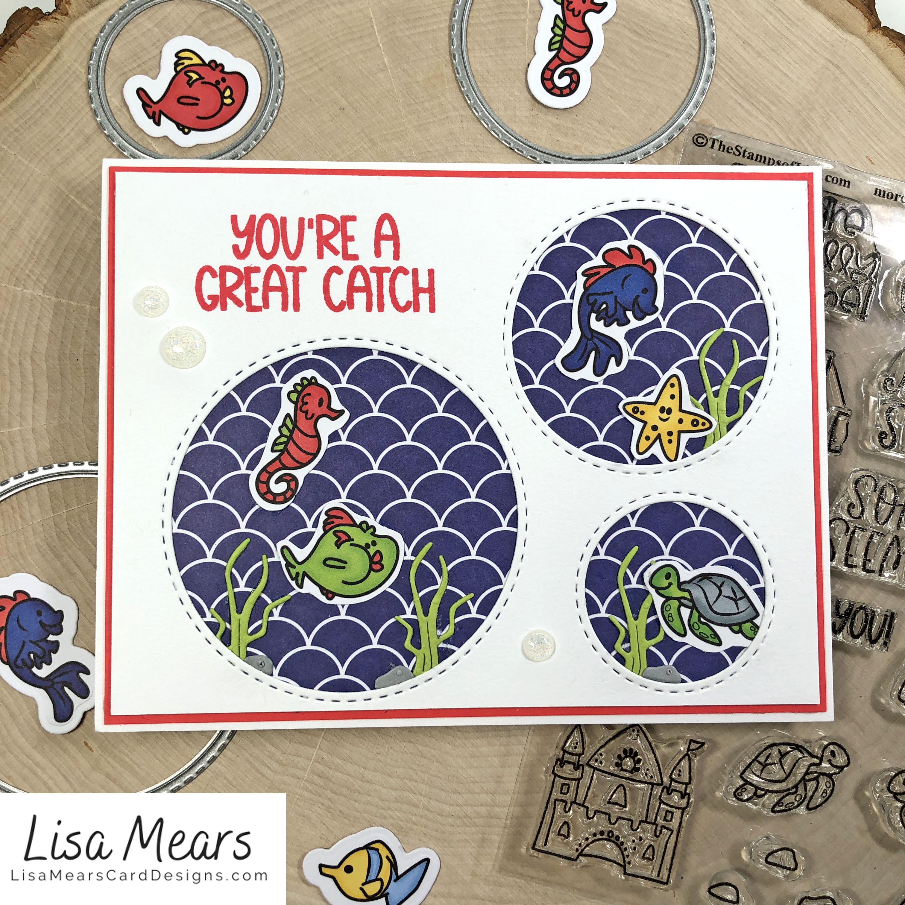 Stitched Circle Dies for Large Circle Flip-it