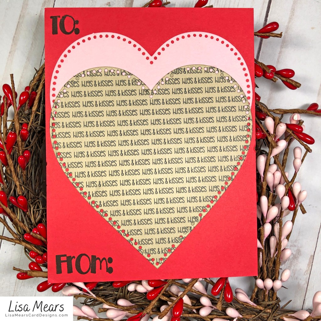 Tic Tac Toe Valentine's Day Card with Tic Tacs