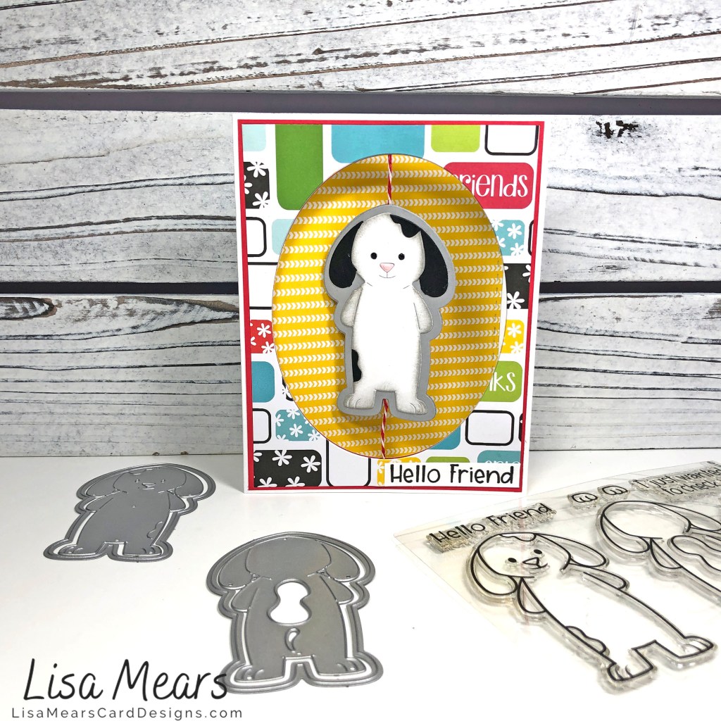 Spinner Card with Dog