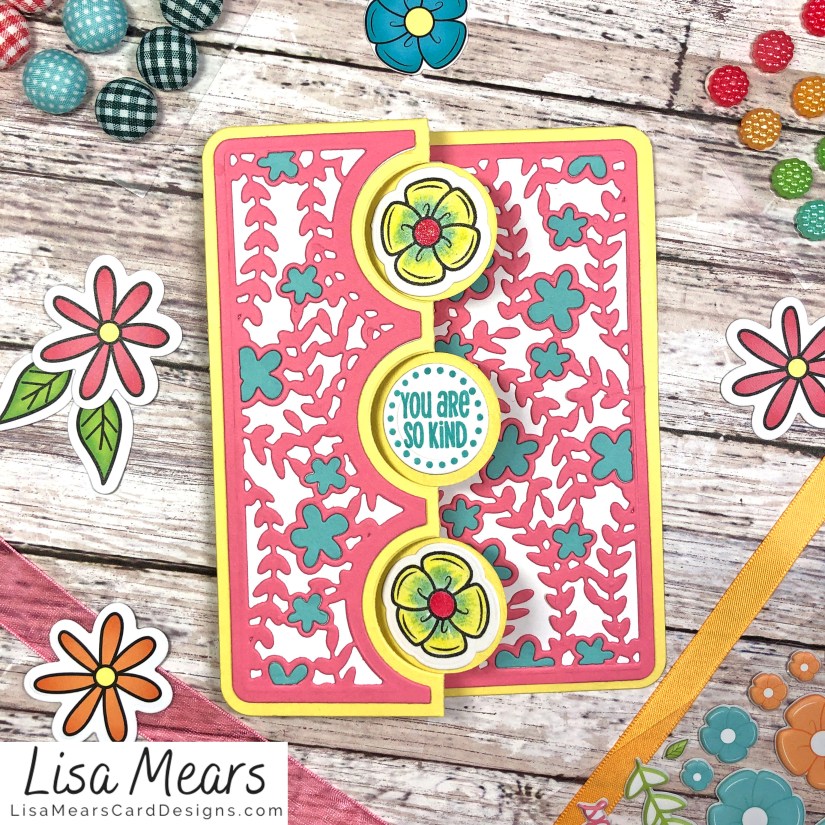 The Stamps of Life March 2021 Card Kit - Flower Card - Card 6