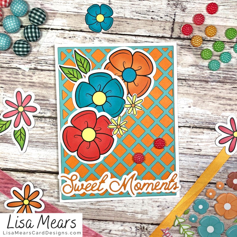 The Stamps of Life March 2021 Card Kit - Flower Card - Card 5