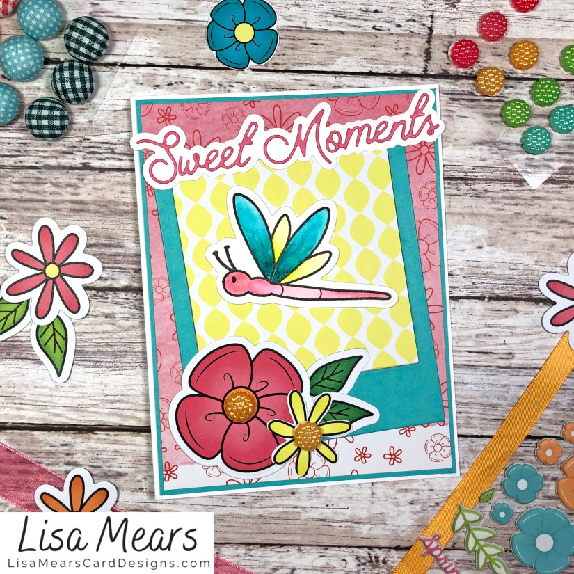 The Stamps of Life March 2021 Card Kit - Flower Card - Card 10