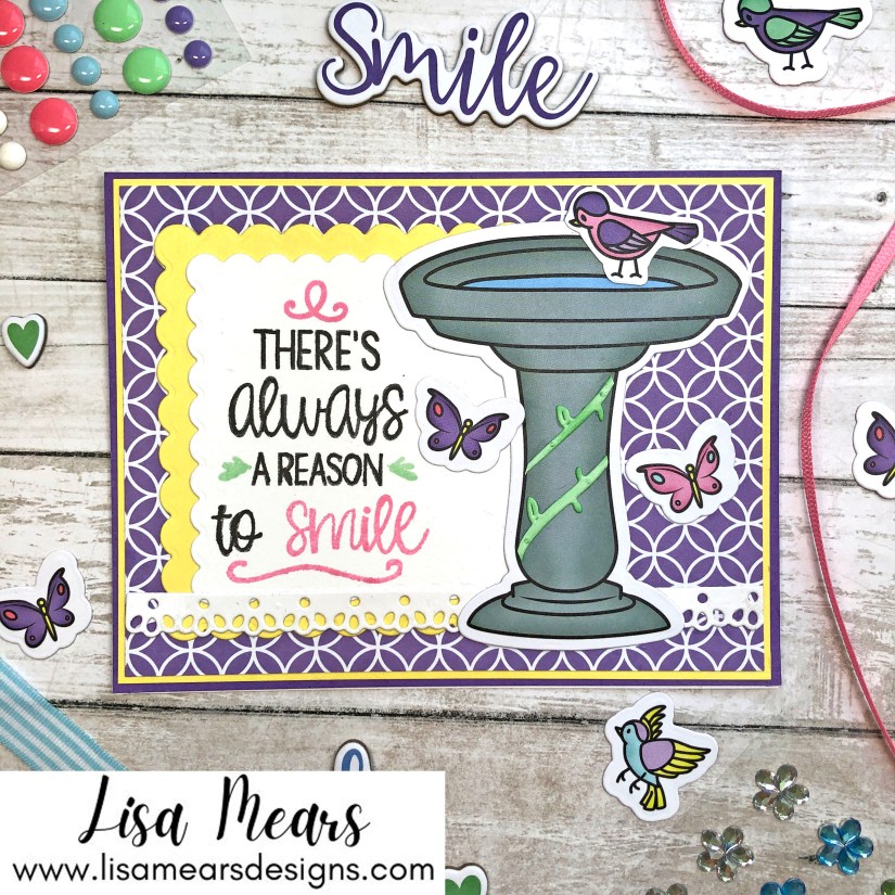 The Stamps of Life April 2021 Card Kit - Remember This - Birdbath2Stamp - 10 Cards 1 Kit