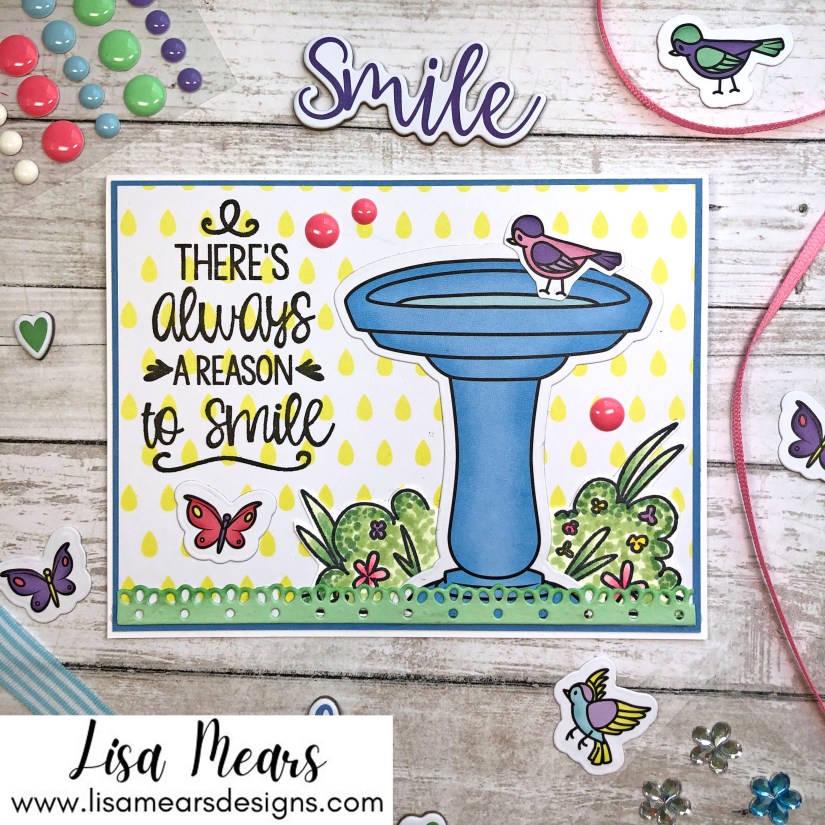 The Stamps of Life April 2021 Card Kit - Remember This - Birdbath2Stamp - 10 Cards 1 Kit