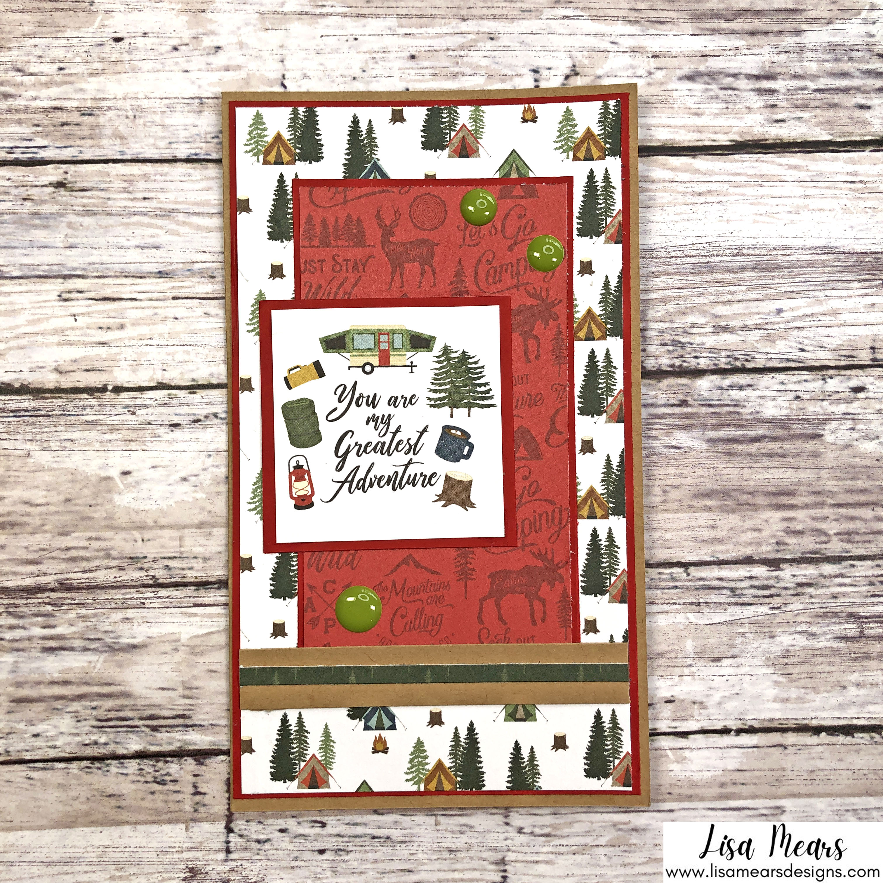 18 Cards - Echo Park - Let's Go Camping