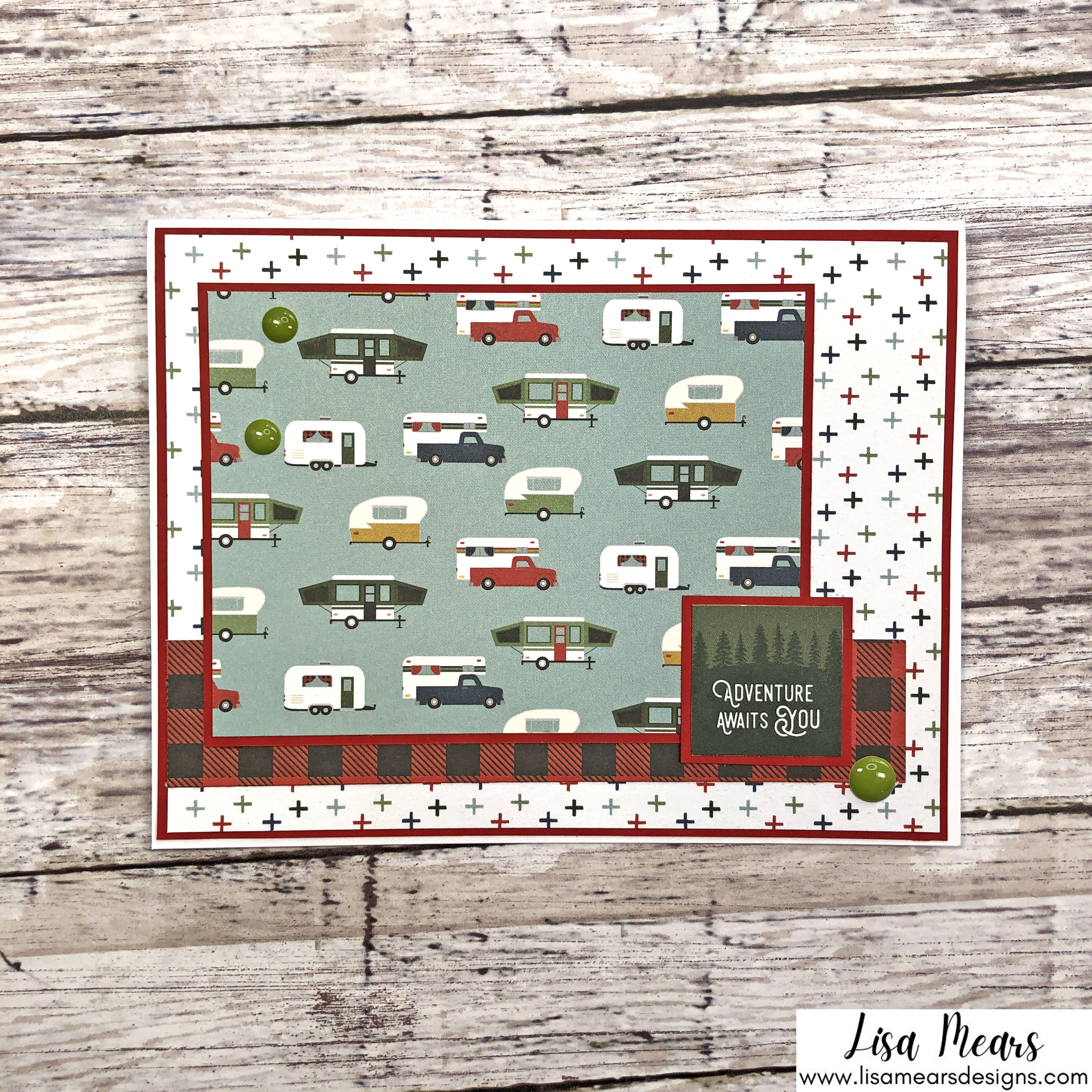 18 Cards - Echo Park - Let's Go Camping