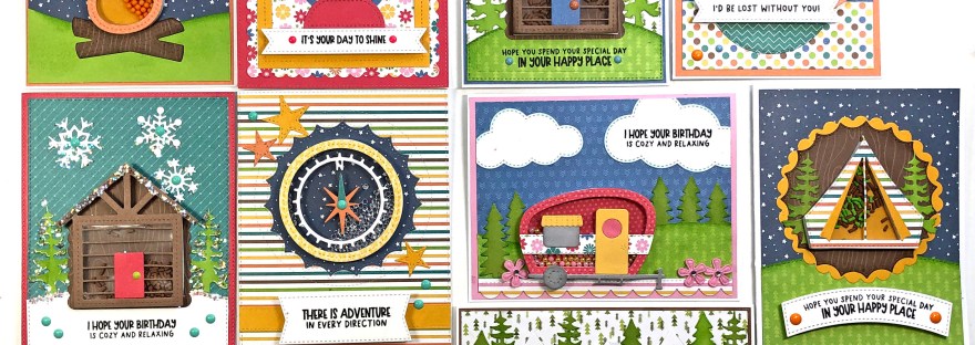 Queen & Co | Great Outdoors Shaker Kit | 10 Cards 1 Kit