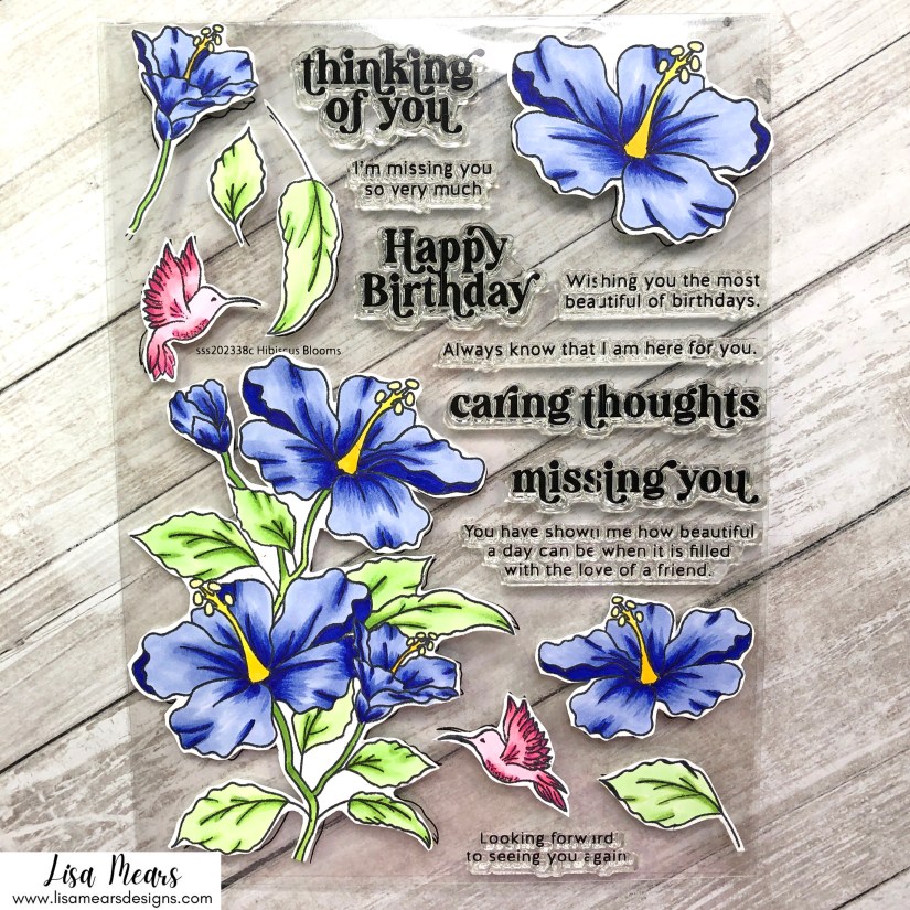 Simon Says Stamp Hibiscus Blooms