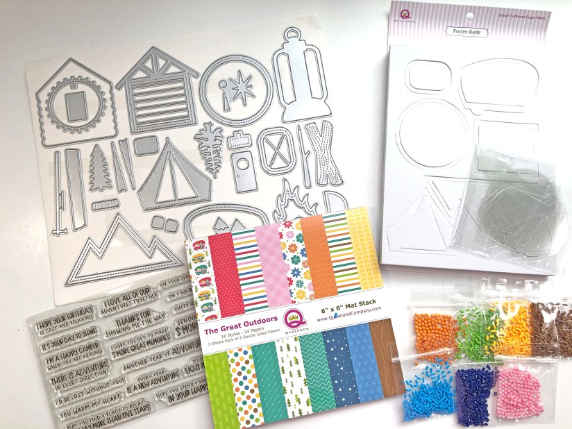 Queen & Co | Great Outdoors Shaker Kit | 10 Cards 1 Kit