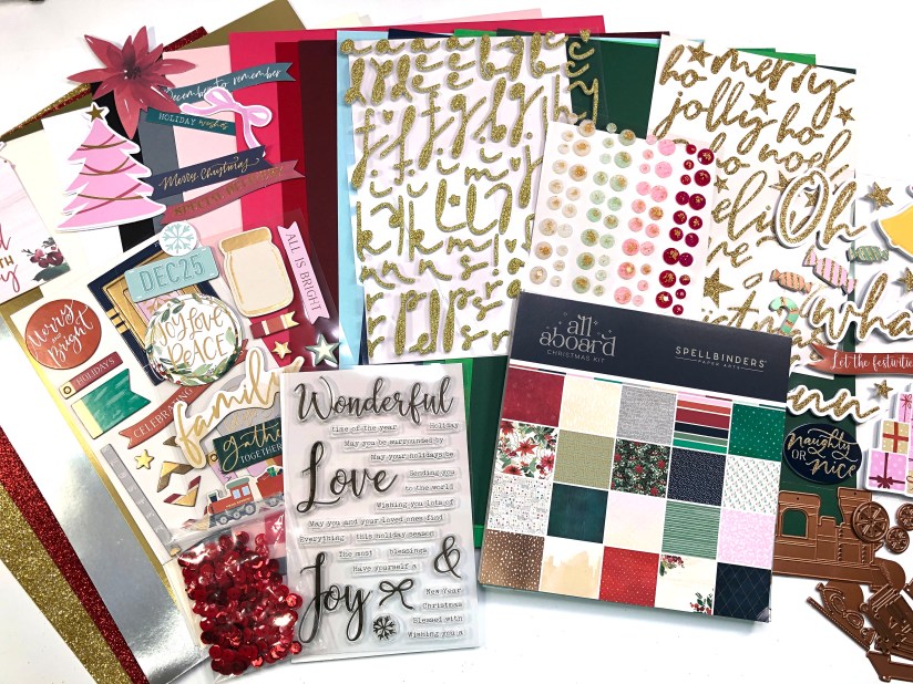 Spellbinders All Aboard Christmas Kit