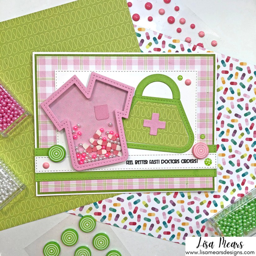 Queen &amp; Company Get Well Shaker Kit - 10 Cards 1 Kit