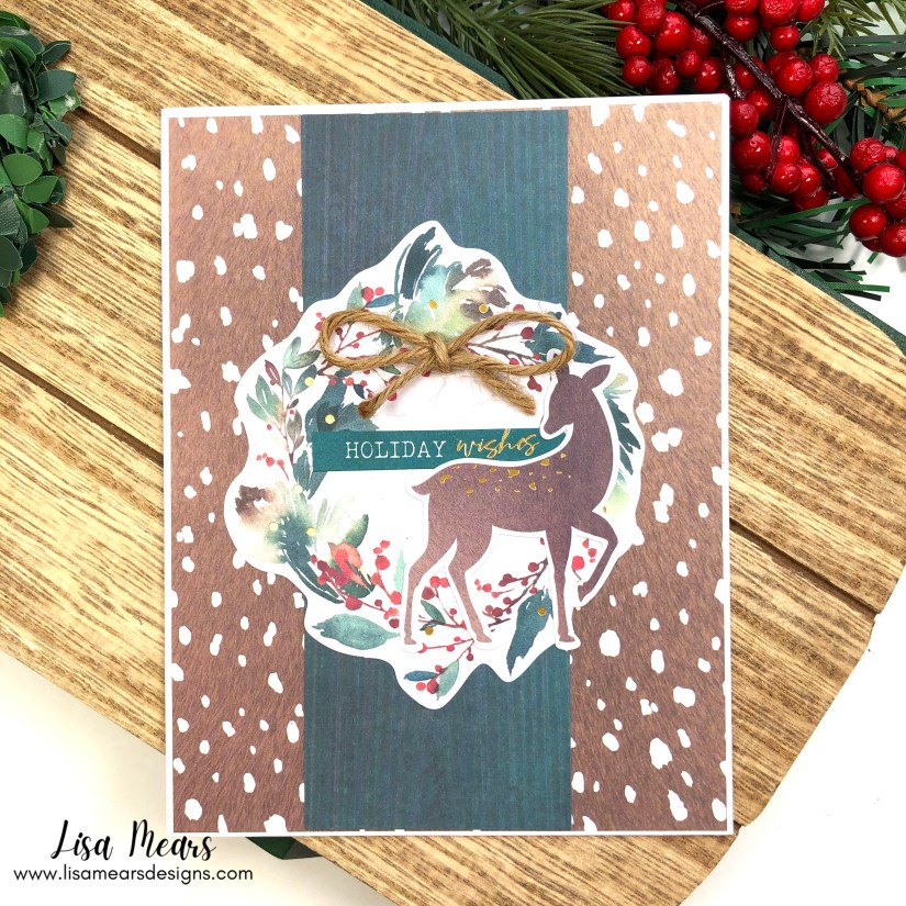 Lisa Mears Spellbinders All Aboard Christmas Kit - 20 Cards