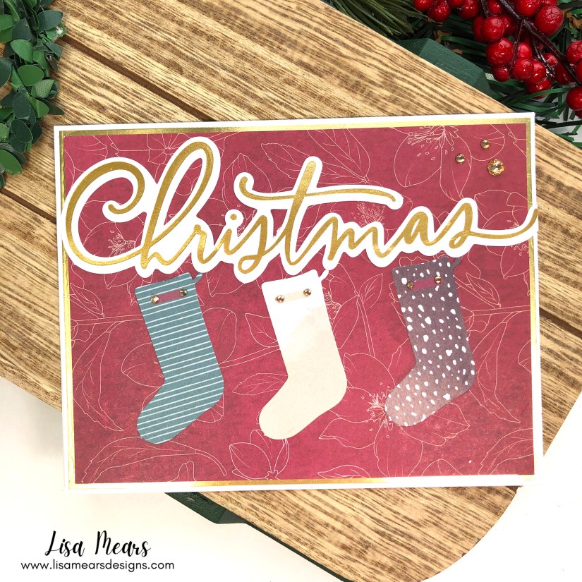 Lisa Mears Spellbinders All Aboard Christmas Kit - 20 Cards